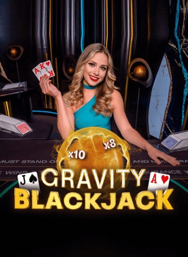 Gravity Blackjack slot visual from ICONIC21 available on captaincooks-casino.at